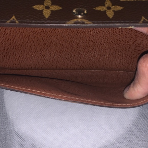 Authentic Louis Vuitton Pre-loved EUC Sarah Monogram Long Wallet - Picture 9 of 15